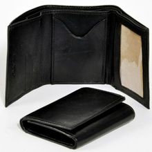 Logo Print Leatherette Wallet