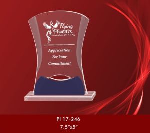 Solid Laser Print Acrylic Trophy