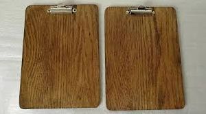 Wooden Plain Clip Board