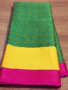 Fancy And Stylish Kora Muslin Woven Silk Saree