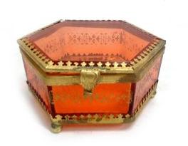 Hexagonal Jewelry Metal Box