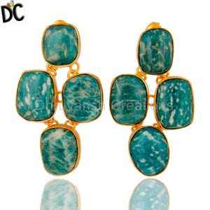 Amazonite Gemstone Earring