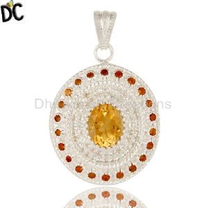 Citrine Gemstone Pendant