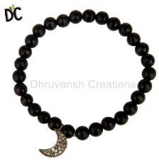 Diamond Charm Stretchable Bracelet