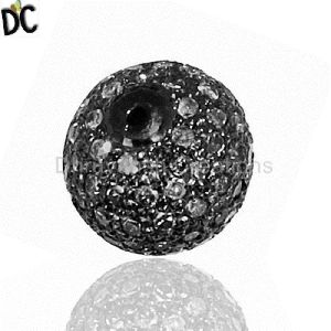 Pave Genuine Diamond Balls