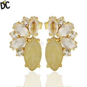 Rhinestone Gemstone Earring