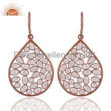 Rose Gold Plated Sterling Silver Earring