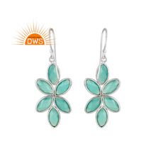 Silver Floral Design Earring