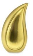 Brass Tear Drop Adult Cremation Ur