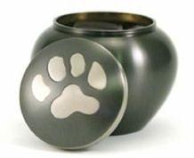 Pewter Brass Cremation Pet Urn