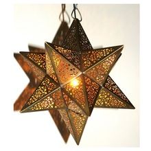 Gold Star Light Pendant Lamp