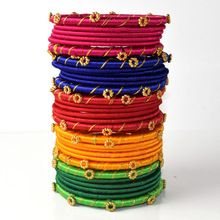 Handmade Silk Threat Bangles