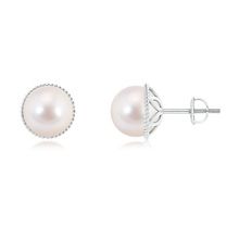 Pearl Solitaire earring