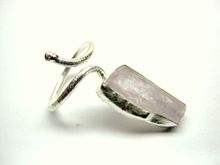 Rough Rose Quartz Ring