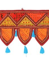 Embroidered Cotton Bandanwar Toran Door Hanging