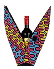 Geometric Printed Wine Bottle Holder