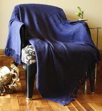 Knitted Large Picnic Throw Blanket