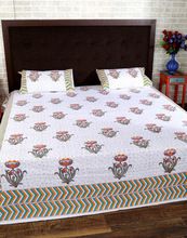 Printed Cotton Double Bed Sheet