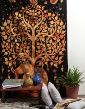 Tree Tapestry Wall Hanging