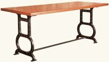 Metal Dining Table With Copper Finish