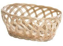 Oval Shape Bamboo Wicker Basket