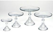 DECORATIVE Glass Cake Stand