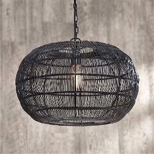 round iron wire pendant