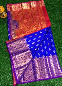 uppada pure silk jamdani Kanchi bridal sarees