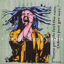 Bob Marley painting cotton fabric wall hangings