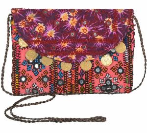 embroidered banjara ladies sling bag