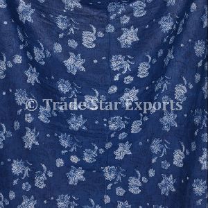 Hand Block Print Floral Print Fabric