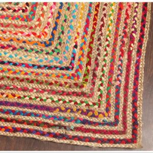 handmade braided jute rug