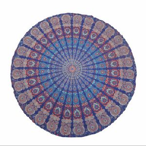Hippie round table cover