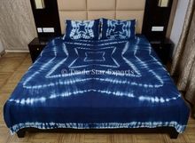 Indigo Shibori Bedspread