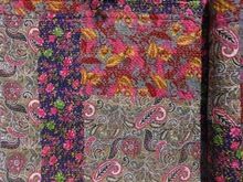 Printed Patchwork Kantha Quilt