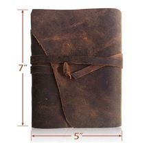 buff leather journal notebook planner organiser diary