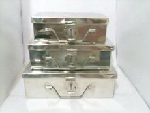 STAINLESS STEEL BANK LOCKER BOX