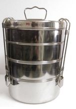 STAINLESS STEEL JUMBO CLIP TIFFIN