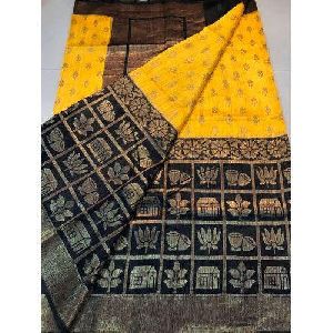 Ladies Fancy Dupion Silk Saree