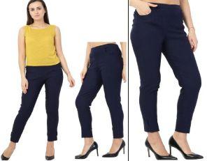 Navy Blue Ladies Lumlum Cigarette Pant