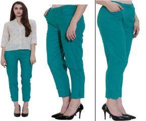 Turquoise Ladies Lumlum Cigarette Pant