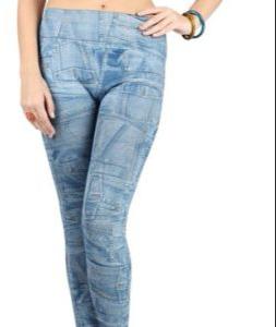 Denim look jeggings