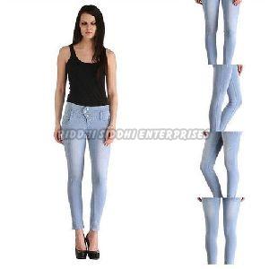 Ladies High Waist Bottom Jeans