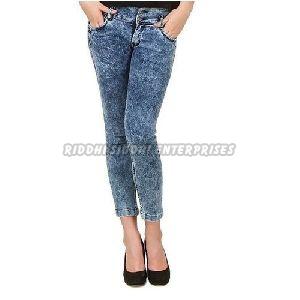 Ladies Towel Wash Denim Jeans