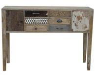 CONSOLE TABLE WITH MULTI DRAWER STORAGE