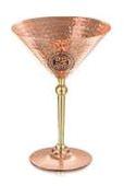 Copper Martini Glasses