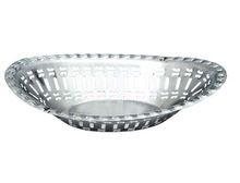 stainless steel cheap oval bread basket