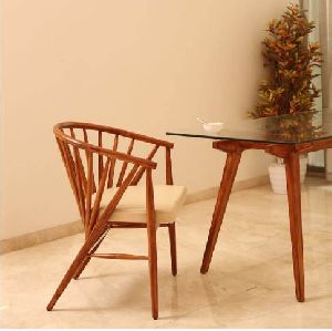 Uchiwa Solid Wood Dining Chair