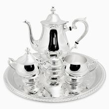 Brass Silver Plated Tea-SeT