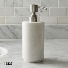 Brown Marble Liquid Soap Dispenser